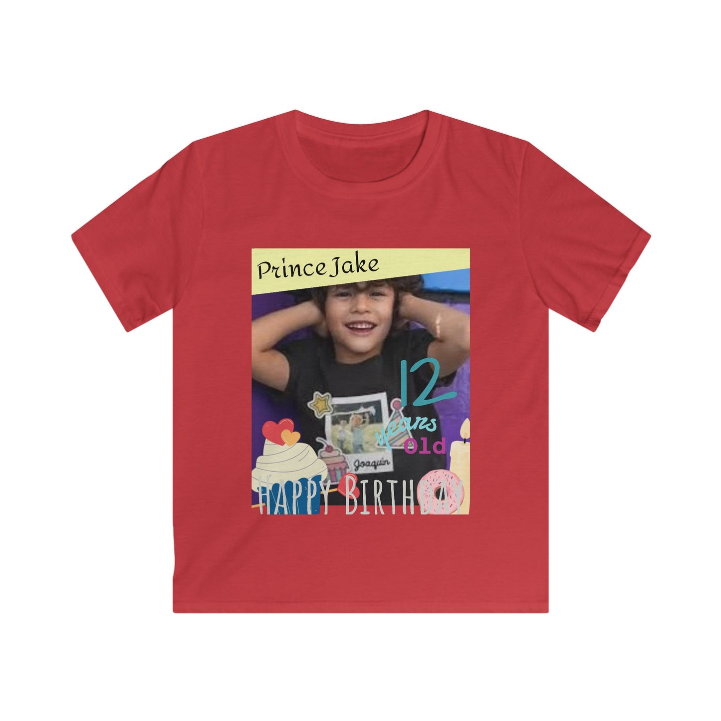 Kids Softstyle Tee - Birthday T-Shirt Custom design