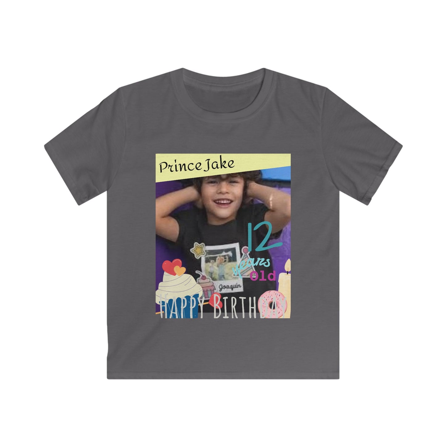 Kids Softstyle Tee - Birthday T-Shirt Custom design