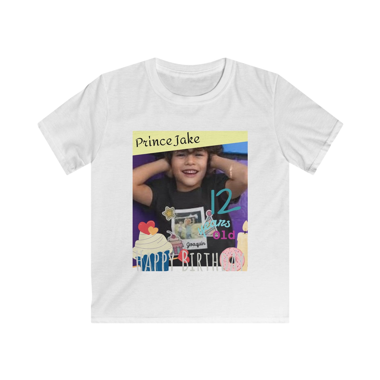 Kids Softstyle Tee - Birthday T-Shirt Custom design
