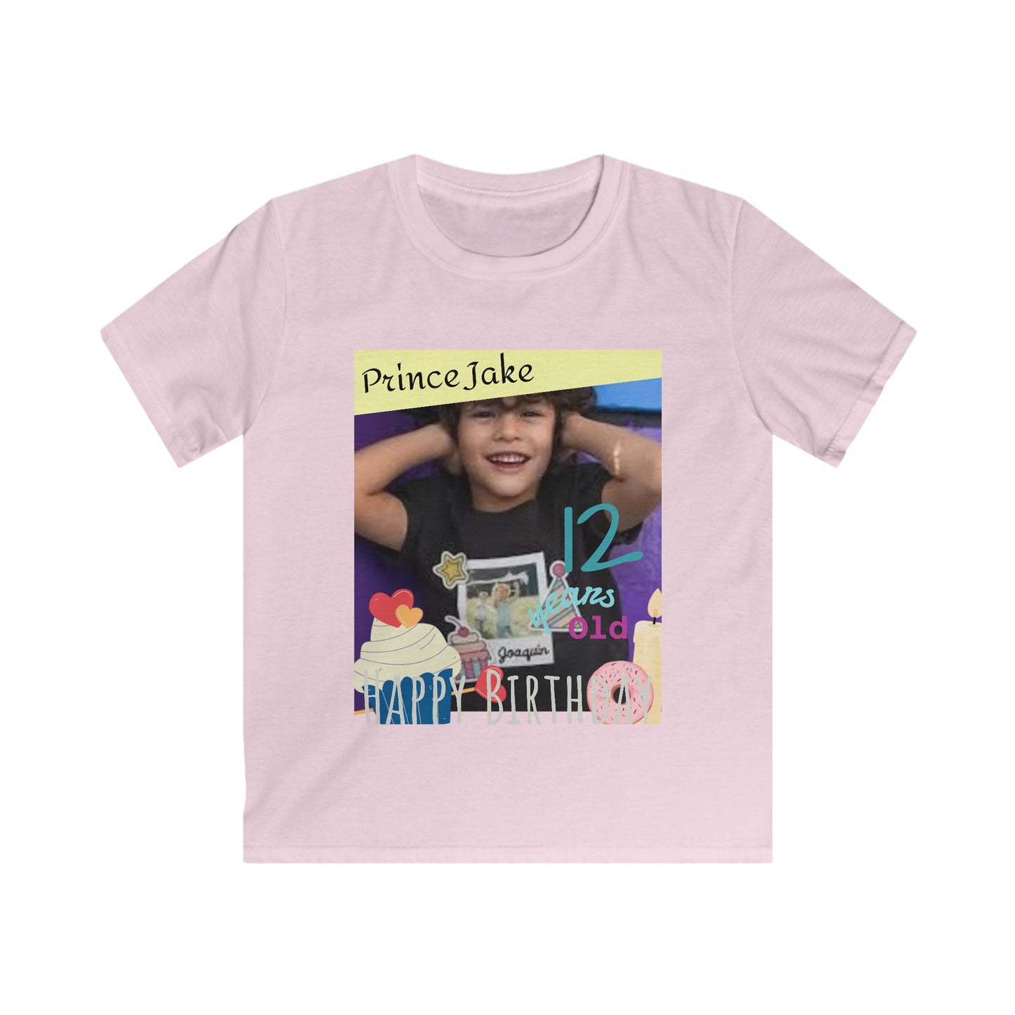 Kids Softstyle Tee - Birthday T-Shirt Custom design