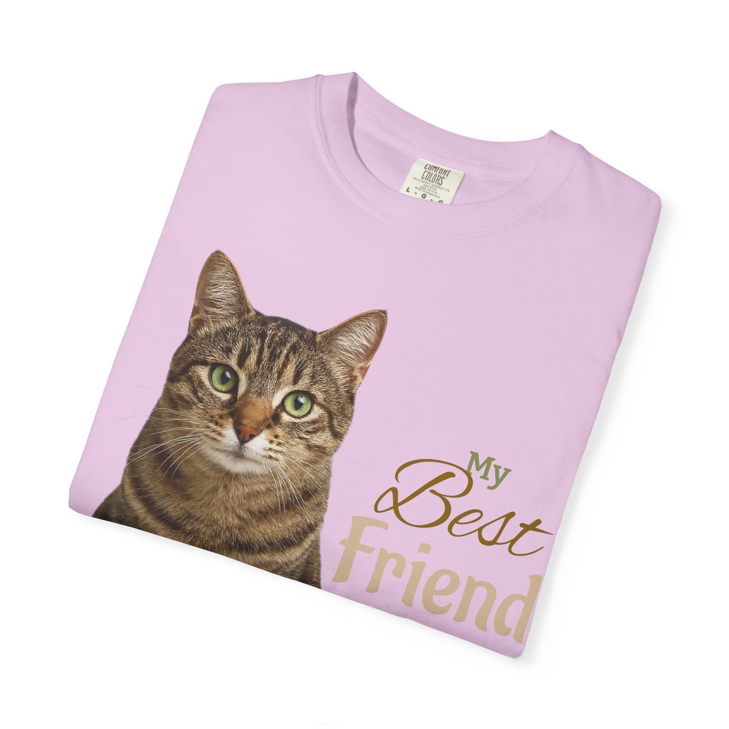 Pet Custom Image and Name Cat, Dog etc “My Best Friend” T-Shirt