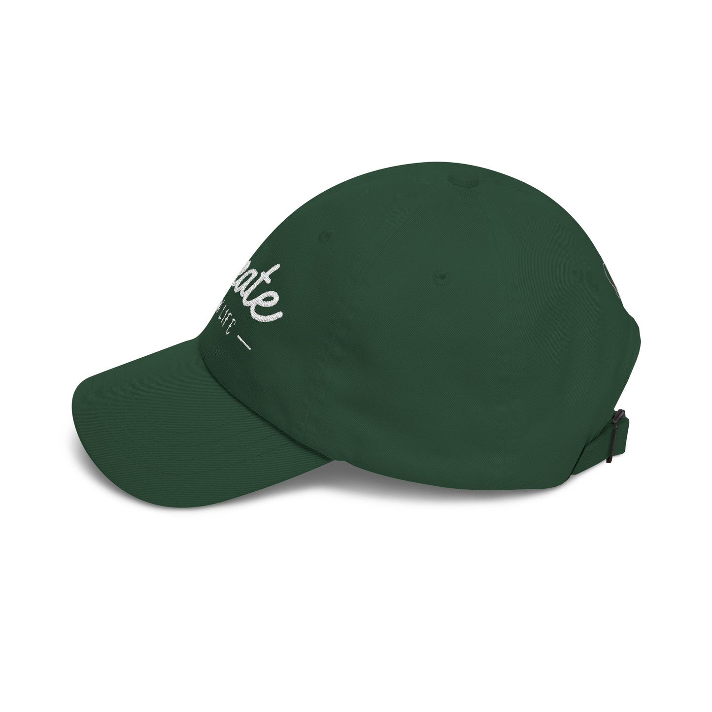 Create New Life — Embroidered White Baseball Cap for Regular Use
