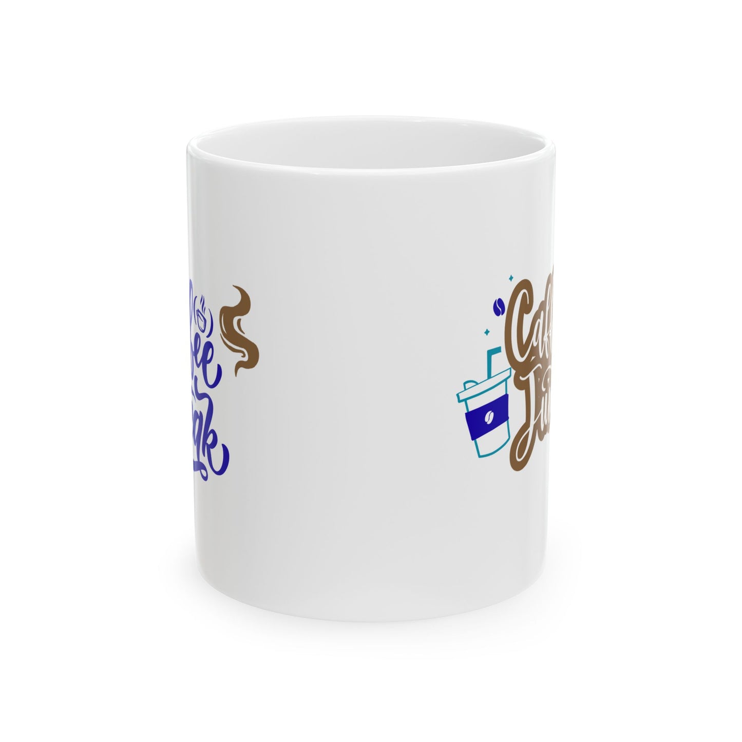 Coffee Shop Lover Mug — "Coffee First, Talk Later" Ceramic Mug (11oz & 15oz)