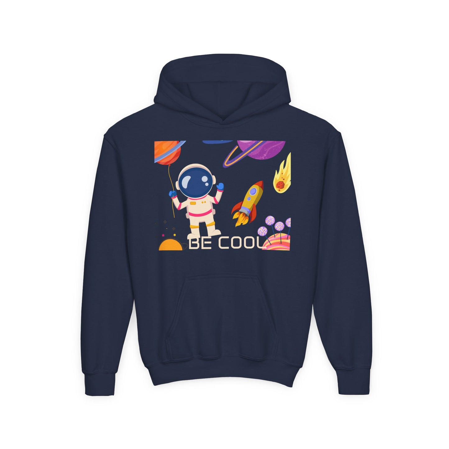 Kids Space Hoodie – Cute Astronaut Rocket Sweatshirt for Boys & Girls - Custom design
