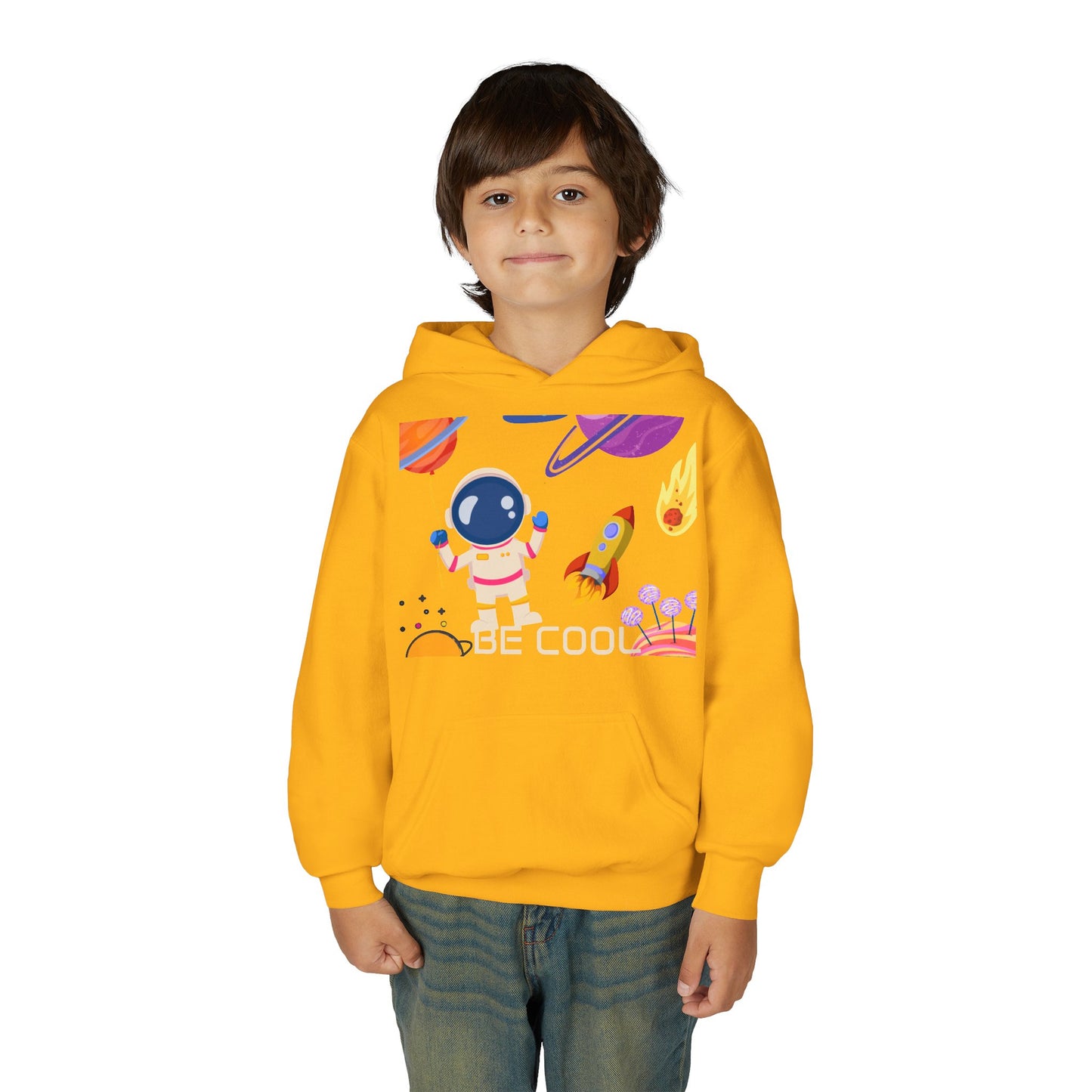 Kids Space Hoodie – Cute Astronaut Rocket Sweatshirt for Boys & Girls - Custom design