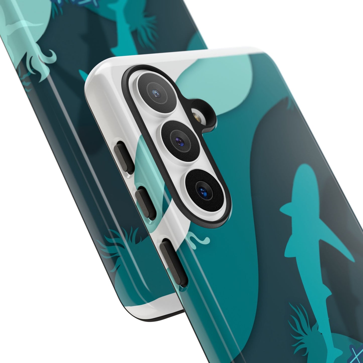 Blue Ocean Phone Case - "Adventure is Worthwhile" Teal Protective Cover