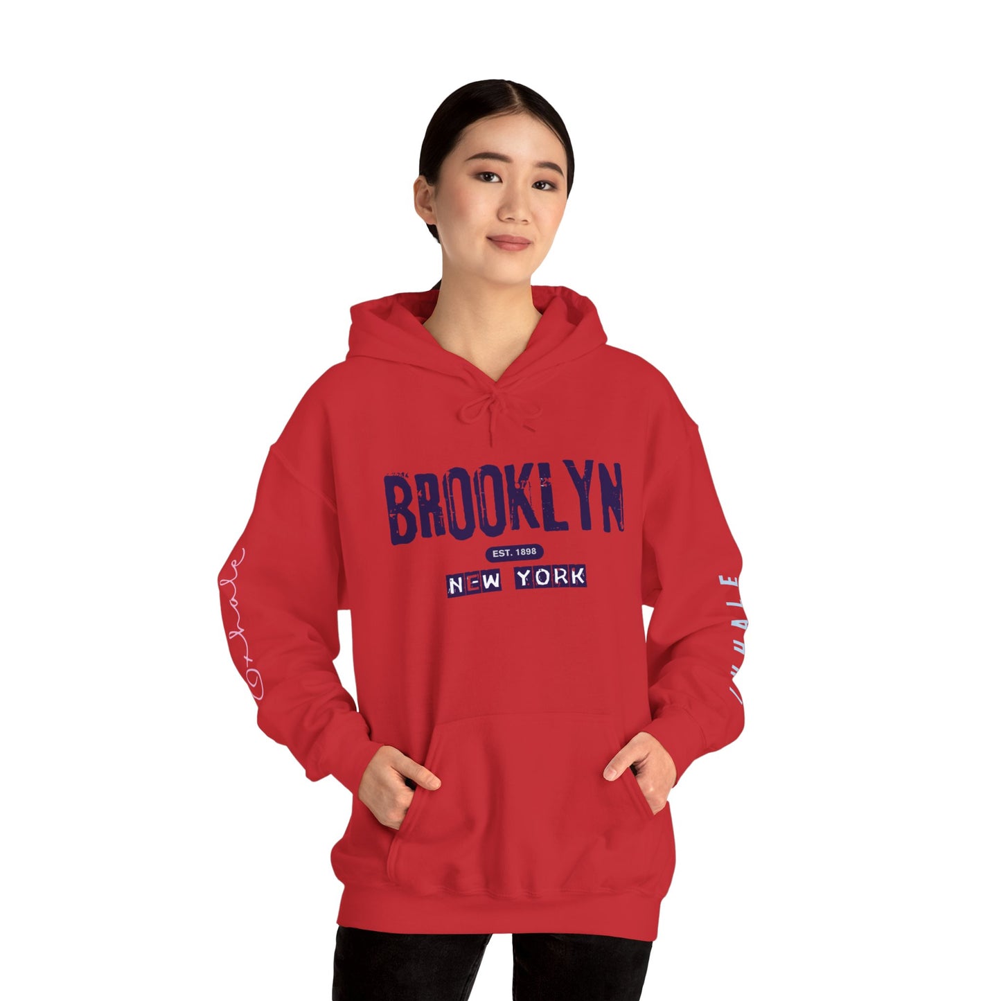 Brooklyn NY Vintage Logo Hoodie — New York City Streetwear Pullover
