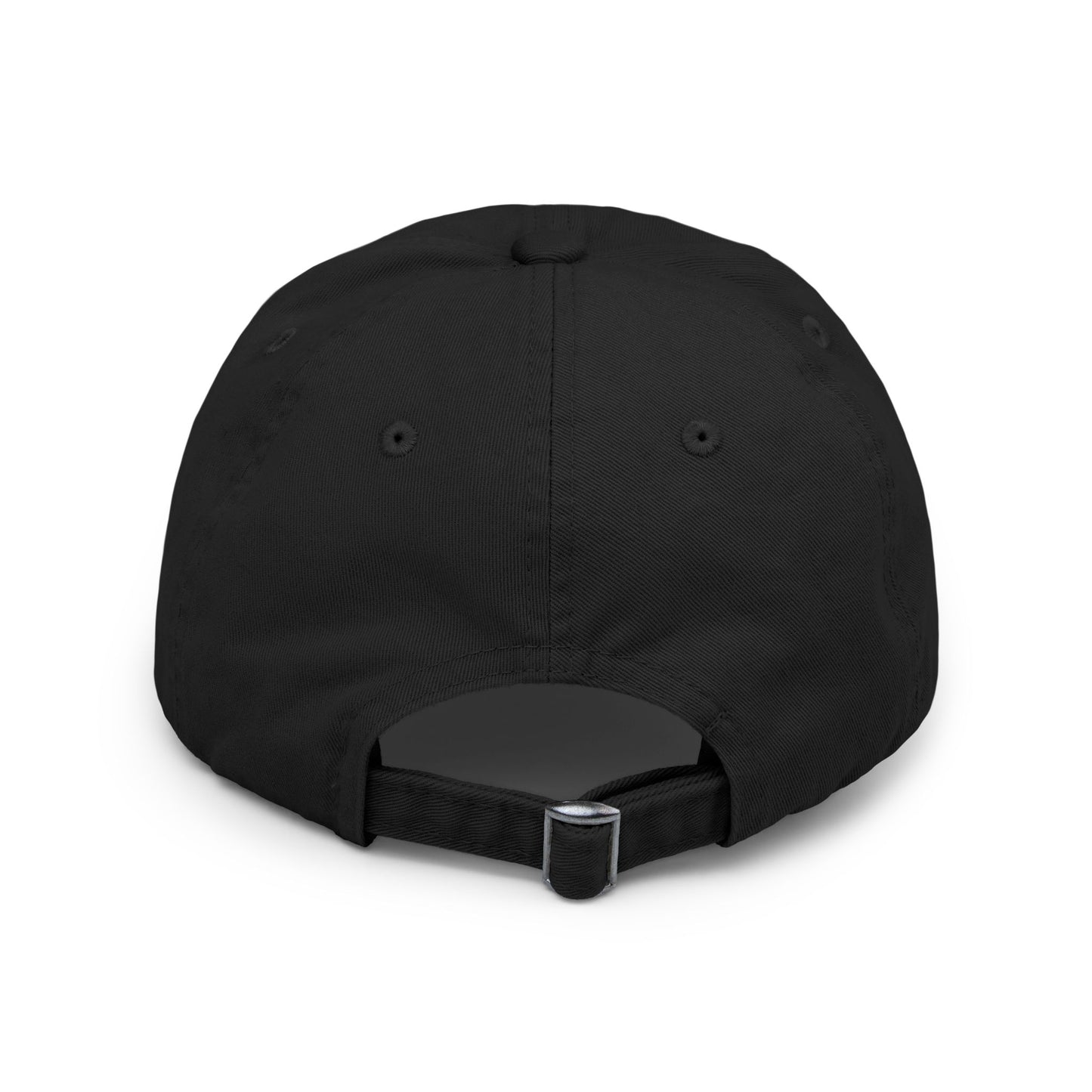 Never Give Up Distressed Cap — Motivational Baseball Hat
