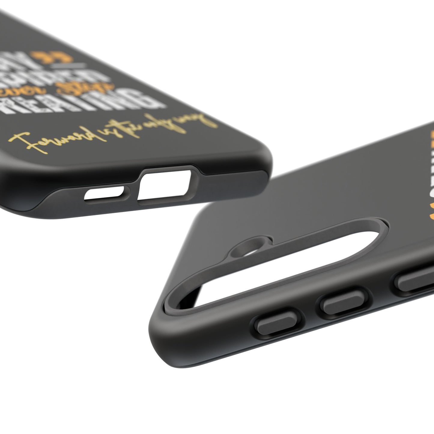 Inspirational Phone Case — “Stay Inspired, Never Stop Creating” Protective Cover