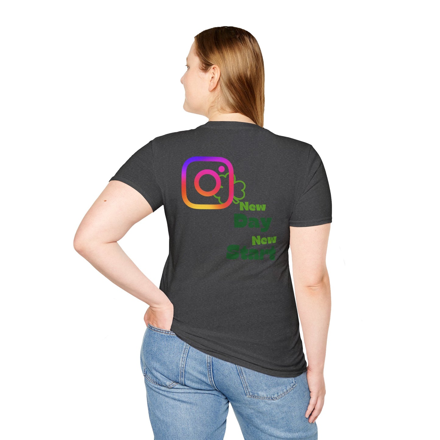 Instagram Queen T-Shirt — "Queen" Social Media Tee with Custom @handle
