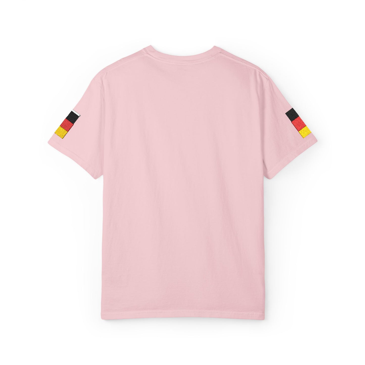 Germany Flag Pocket T-Shirt — German Pride Tee with Sleeve Flags
