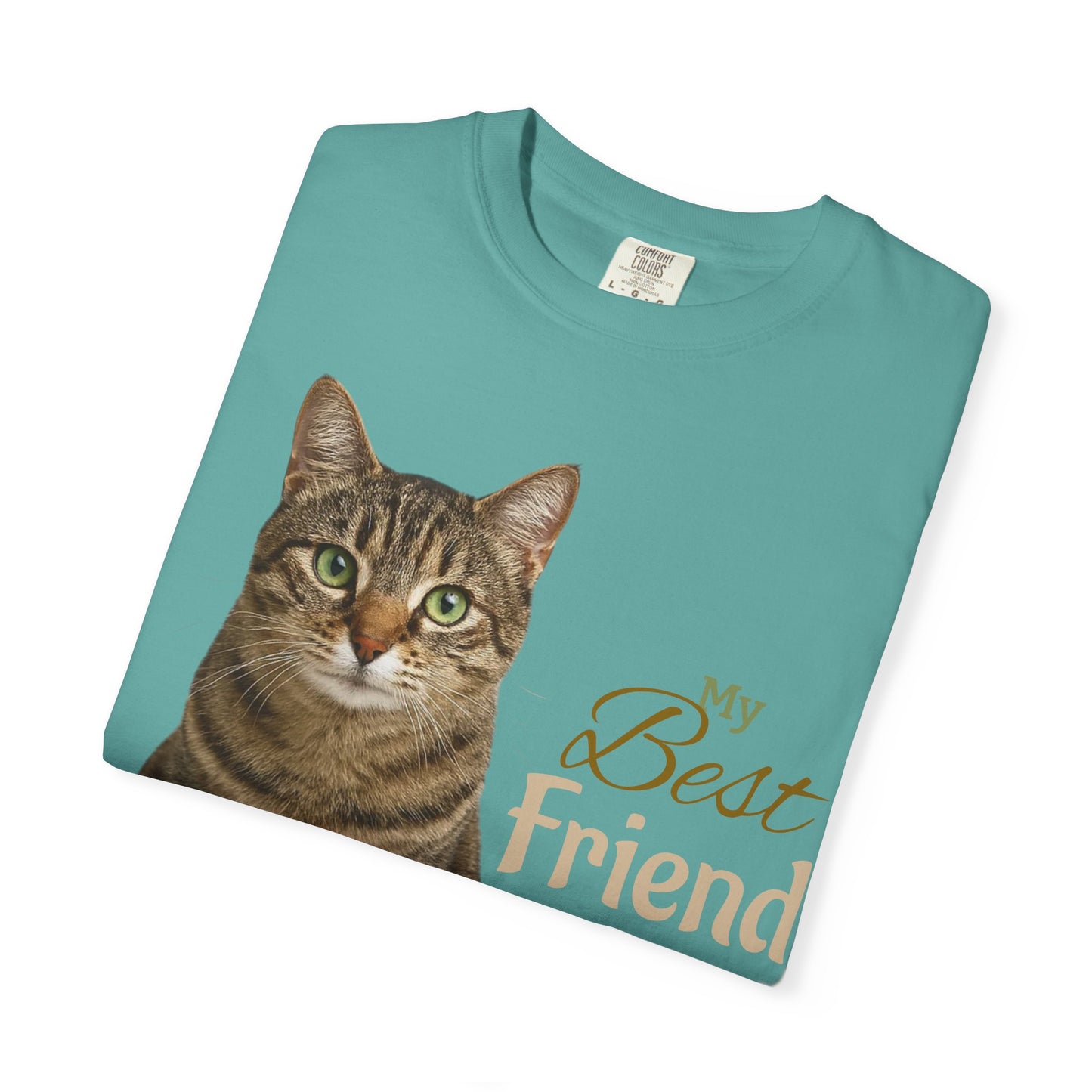 Pet Custom Image and Name Cat, Dog etc “My Best Friend” T-Shirt