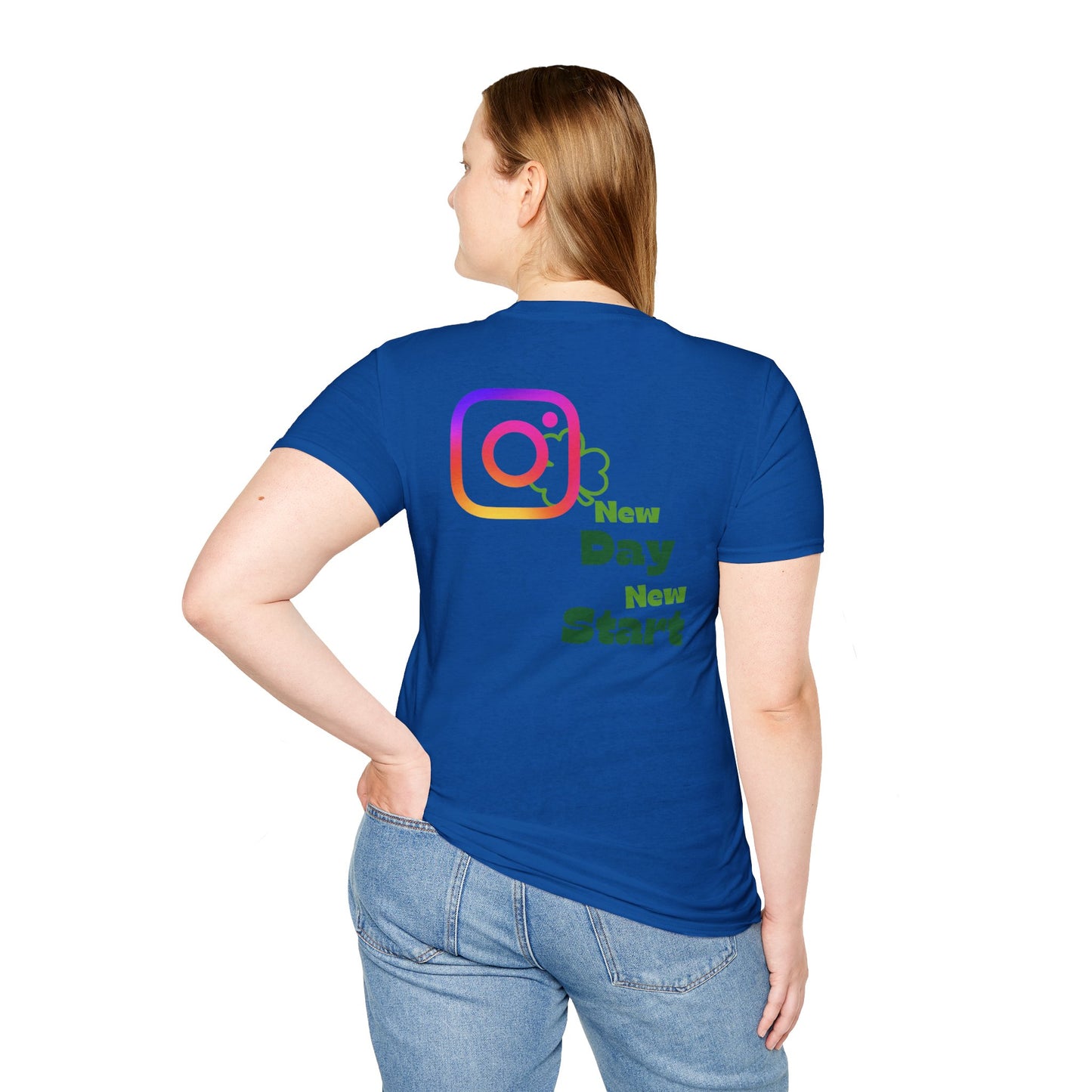 Instagram Queen T-Shirt — "Queen" Social Media Tee with Custom @handle