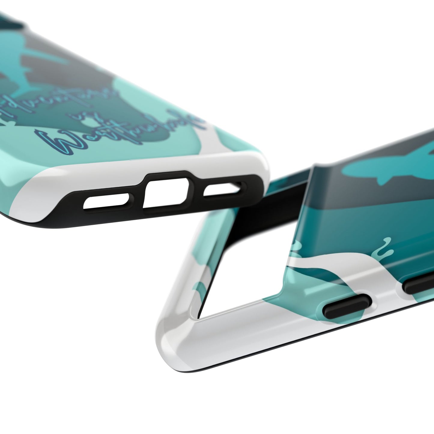 Blue Ocean Phone Case - "Adventure is Worthwhile" Teal Protective Cover