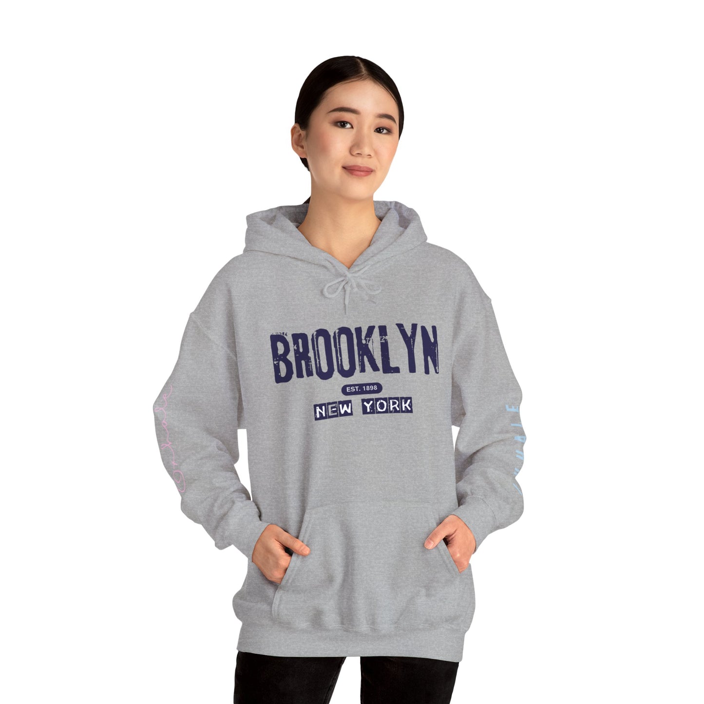 Brooklyn NY Vintage Logo Hoodie — New York City Streetwear Pullover