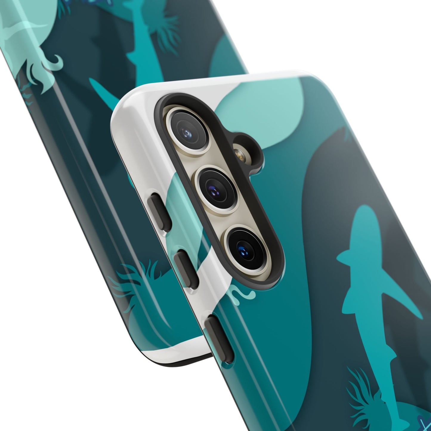 Blue Ocean Phone Case - "Adventure is Worthwhile" Teal Protective Cover
