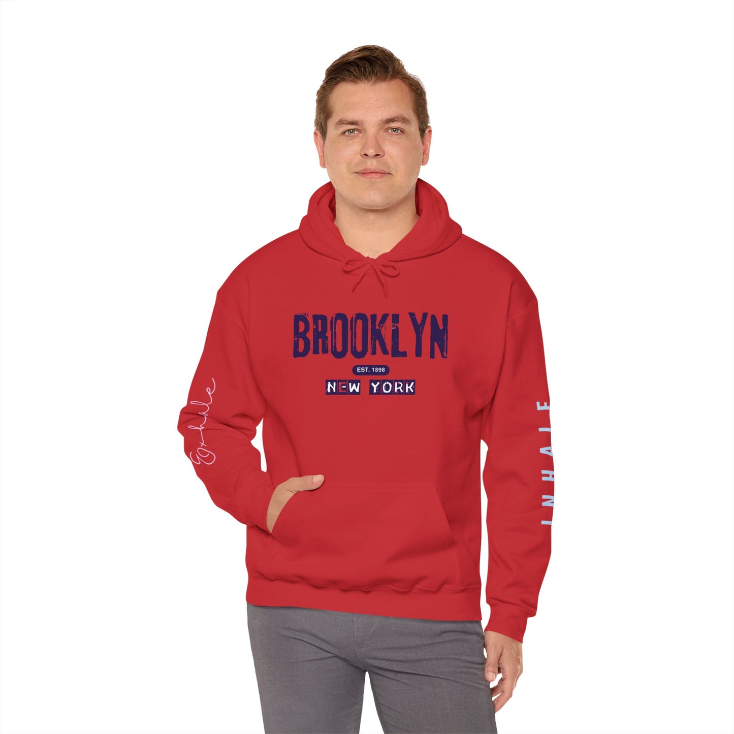 Brooklyn NY Vintage Logo Hoodie — New York City Streetwear Pullover