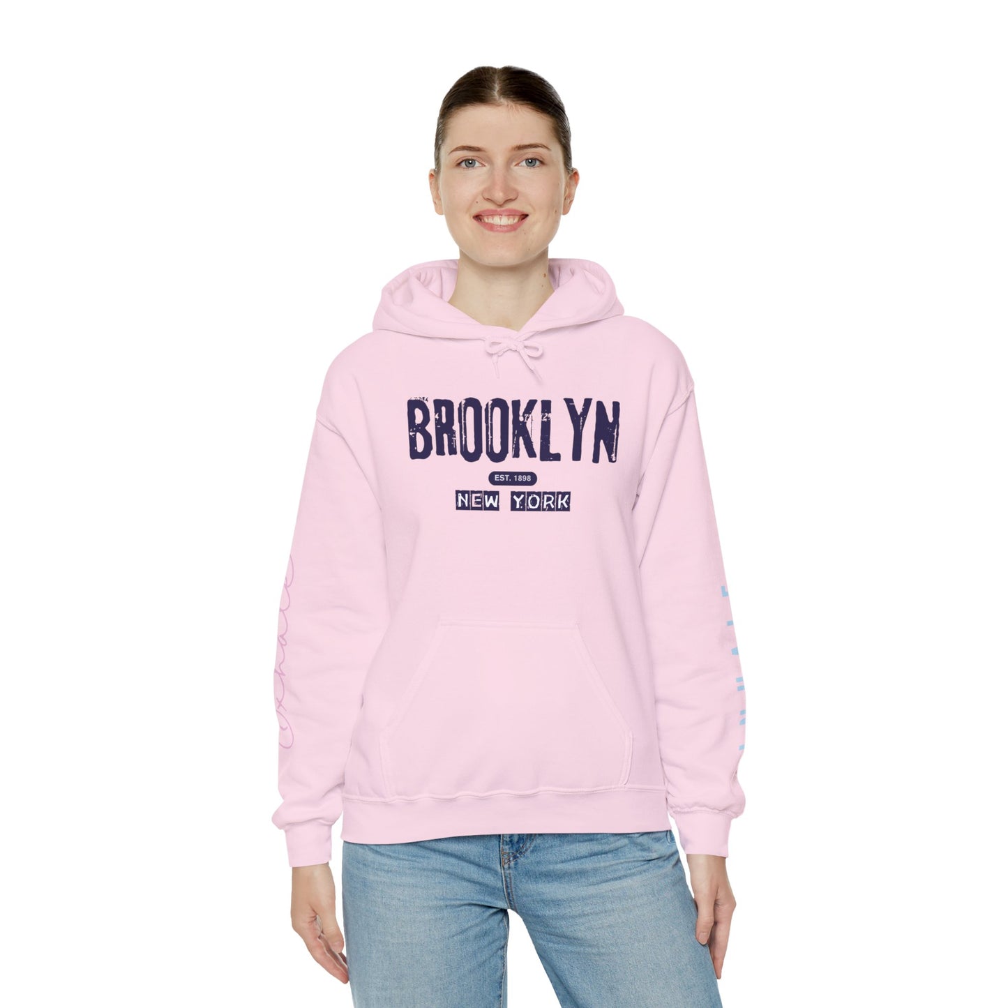 Brooklyn NY Vintage Logo Hoodie — New York City Streetwear Pullover