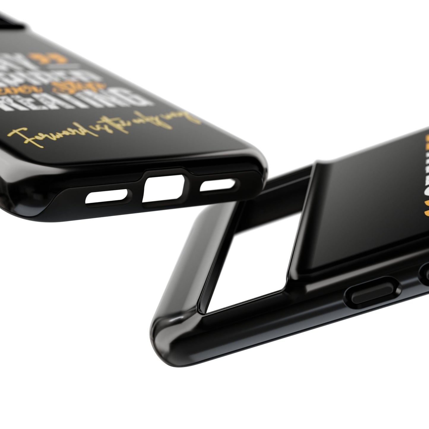 Inspirational Phone Case — “Stay Inspired, Never Stop Creating” Protective Cover