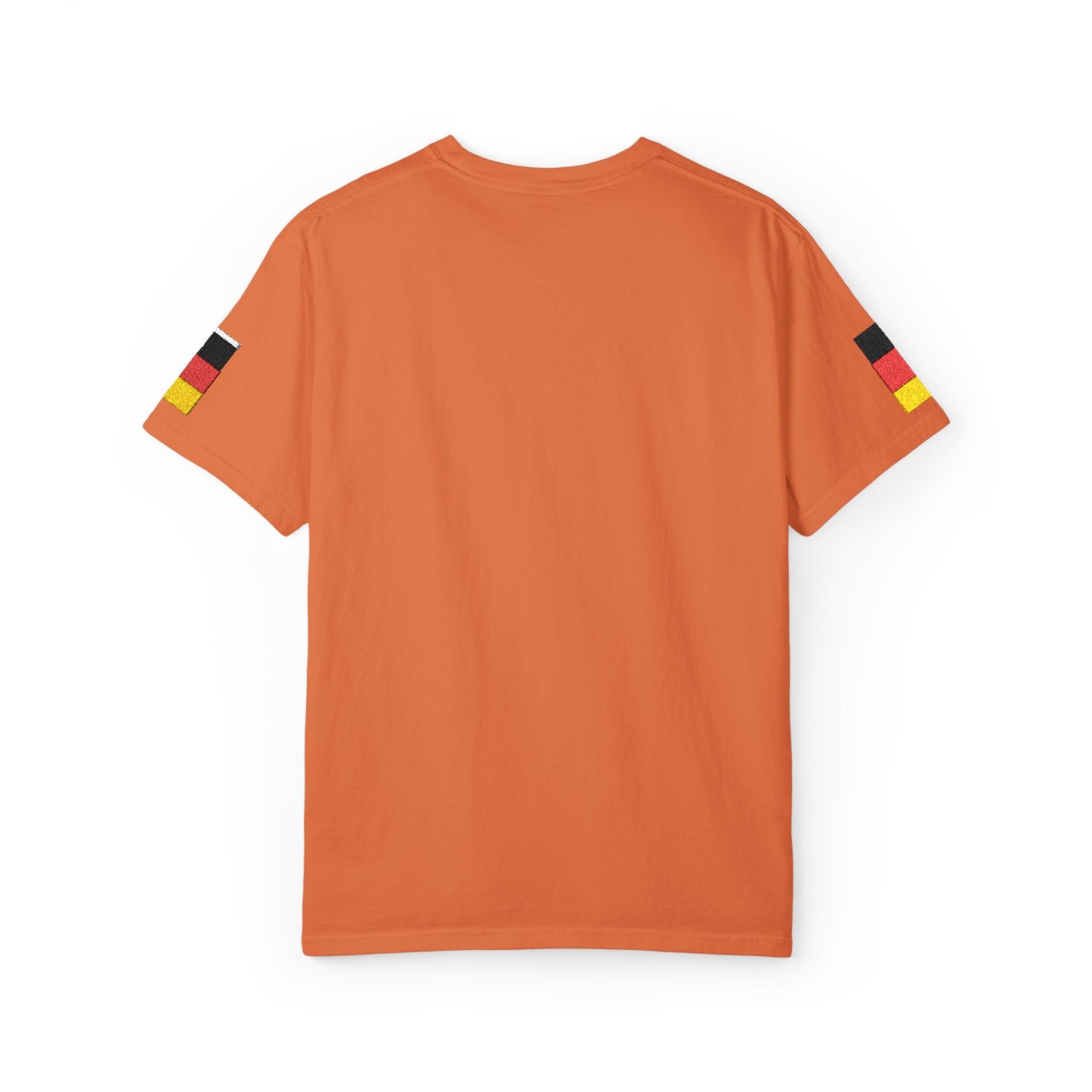 Germany Flag Pocket T-Shirt — German Pride Tee with Sleeve Flags