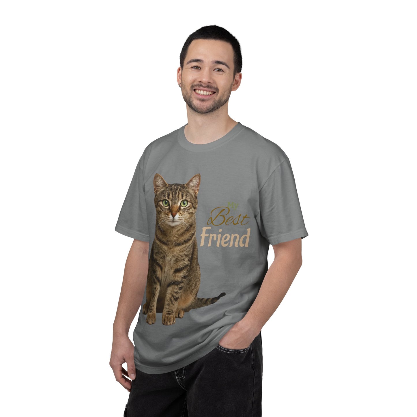 Pet Custom Image and Name Cat, Dog etc “My Best Friend” T-Shirt