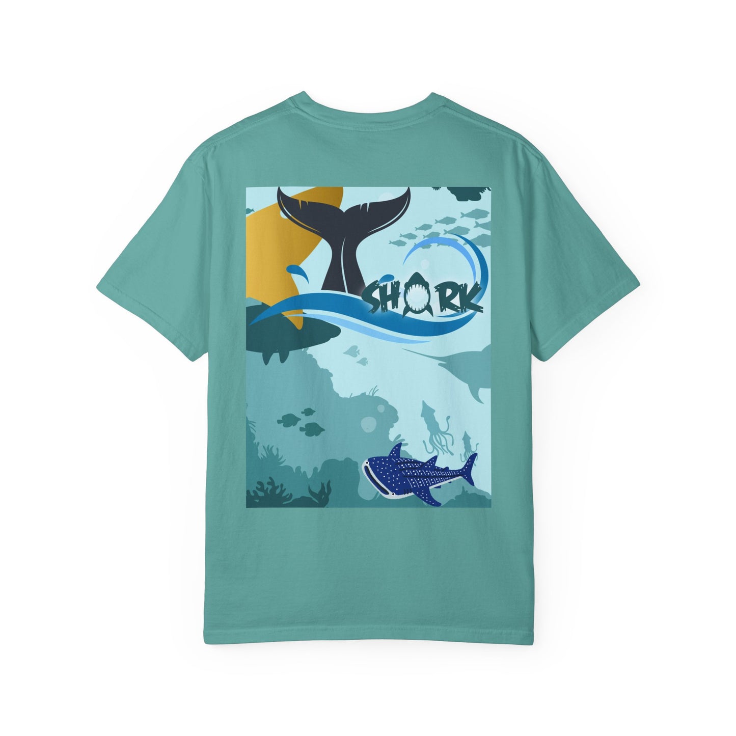 Shark Graphic T-Shirt — 'Shark' Ocean Illustration Tee