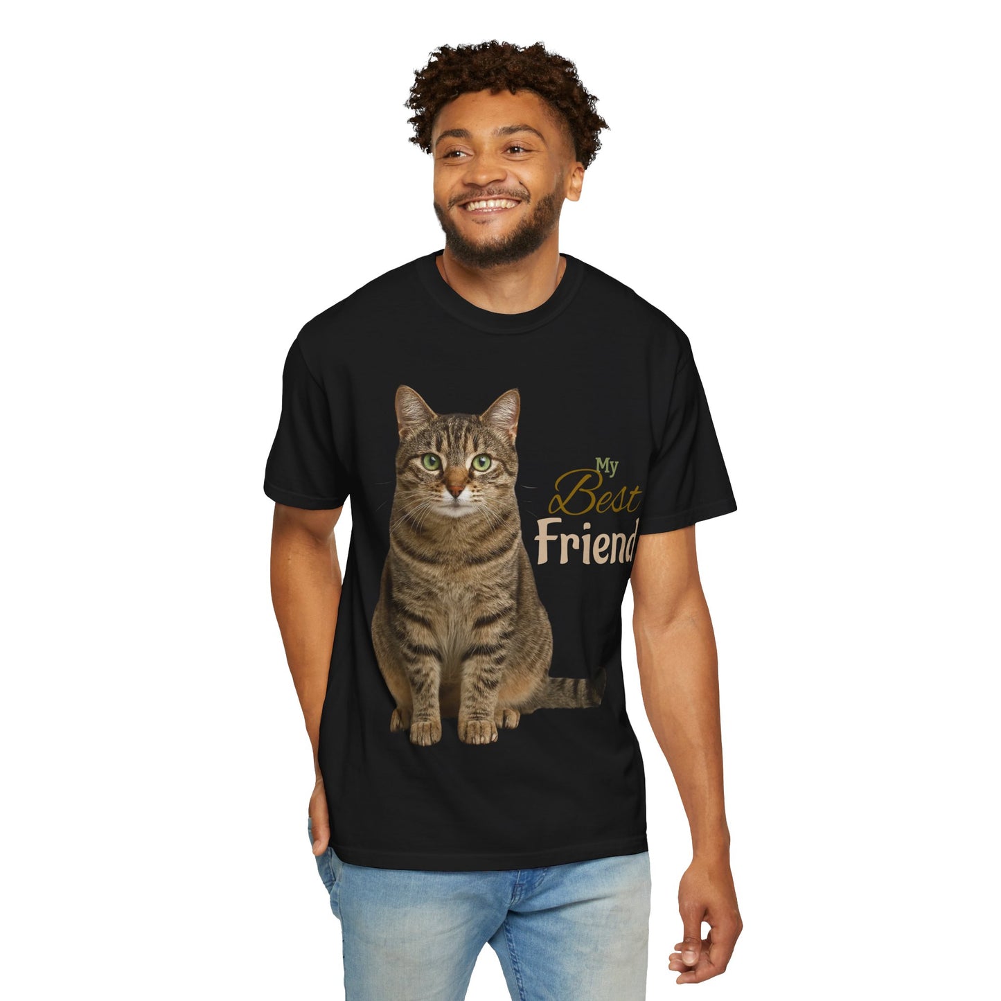 Pet Custom Image and Name Cat, Dog etc “My Best Friend” T-Shirt