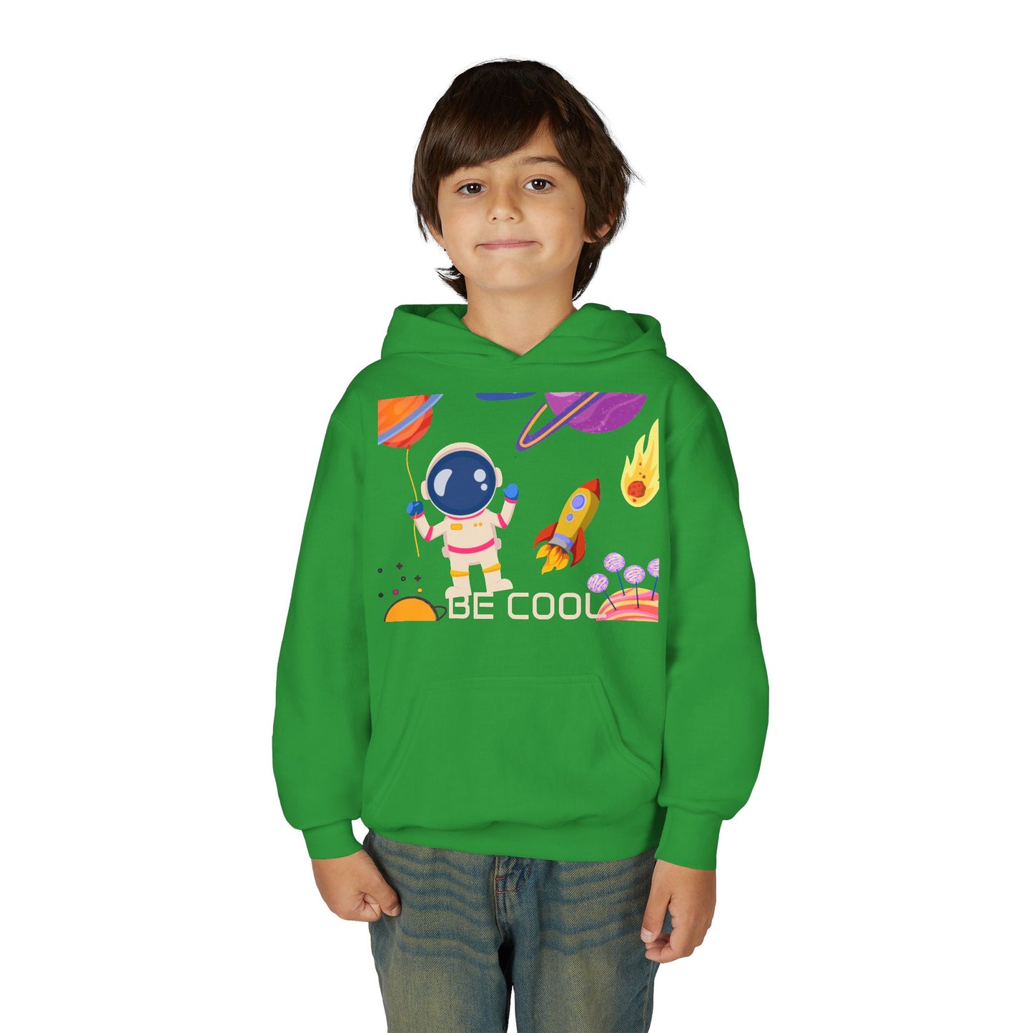 Kids Space Hoodie – Cute Astronaut Rocket Sweatshirt for Boys & Girls - Custom design