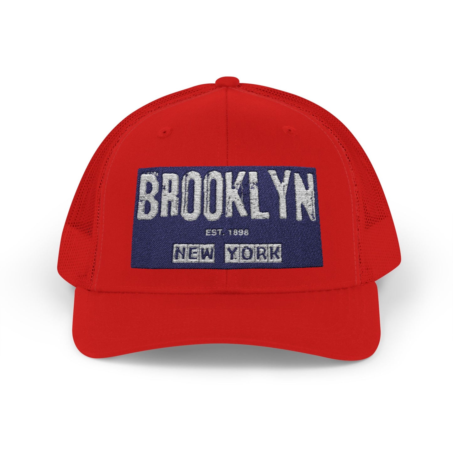 Brooklyn Trucker Cap – Vintage Sequin Patch Snapback