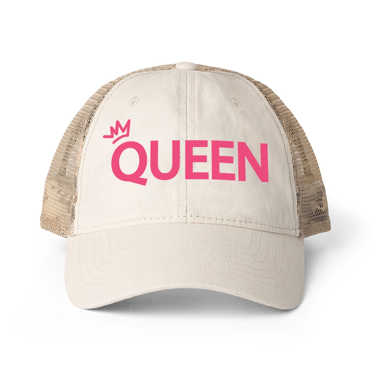 Women's Washed Mesh-Back Cap