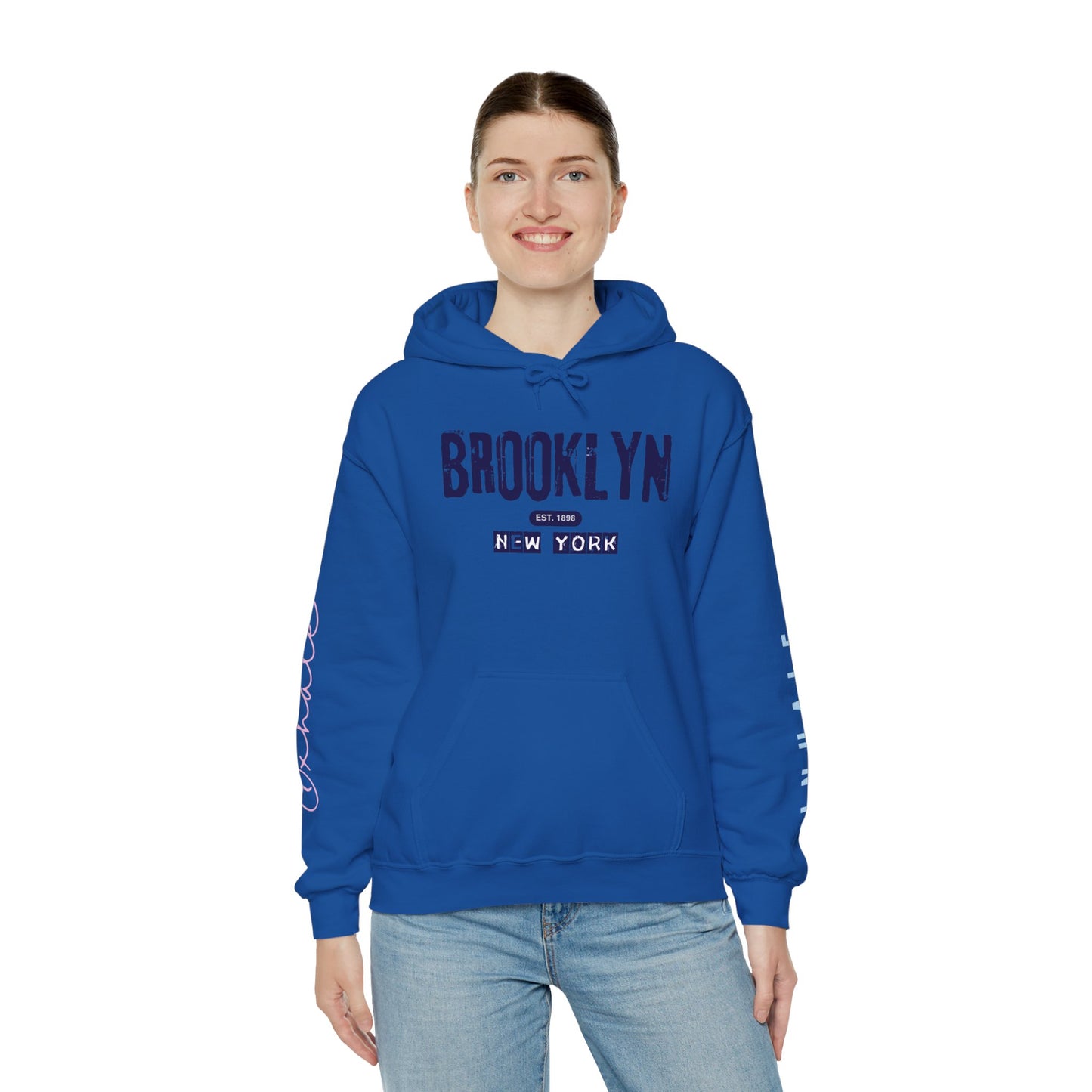 Brooklyn NY Vintage Logo Hoodie — New York City Streetwear Pullover