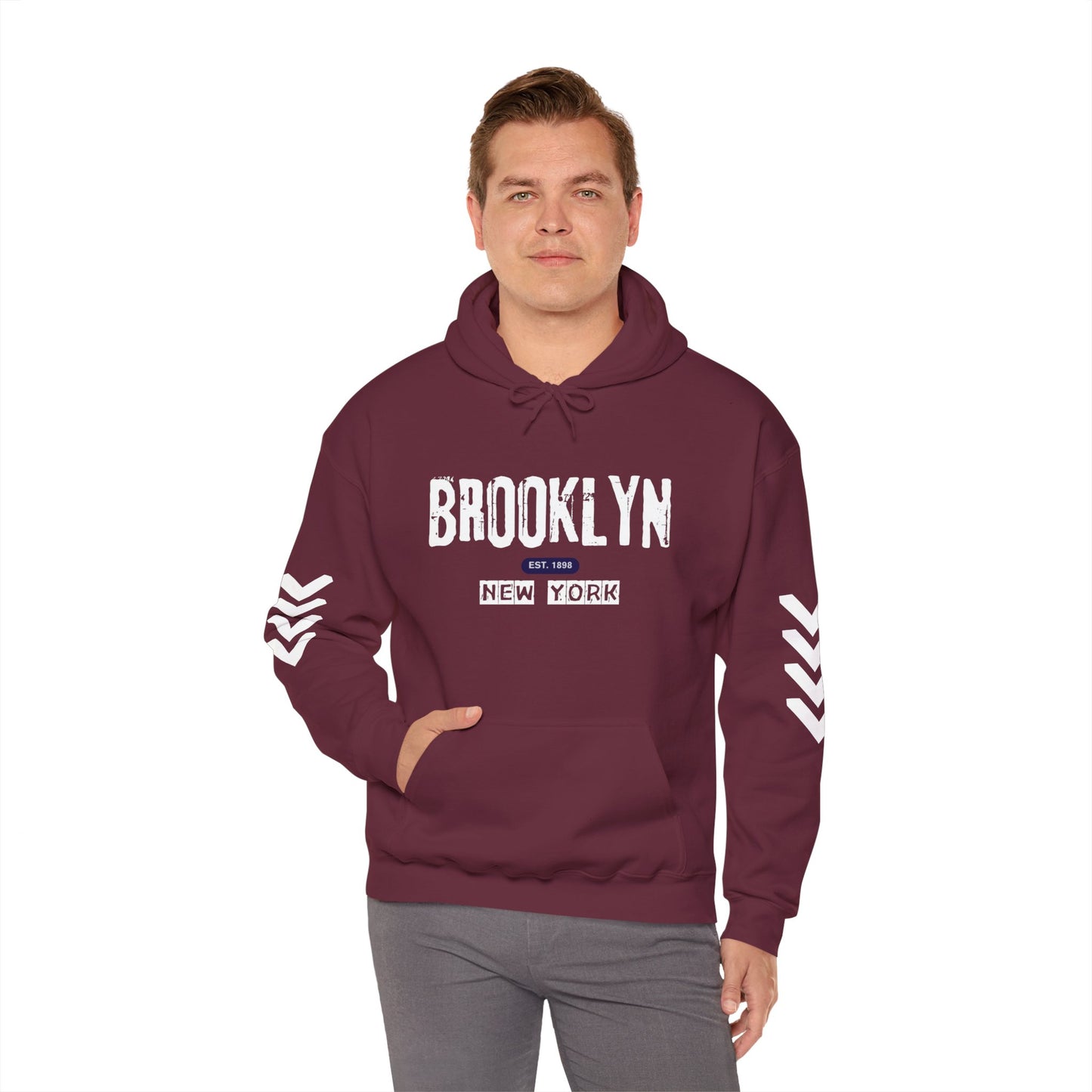 Best Hoodie New York — Urban Brooklyn NY Vintage Logo Sweatshirt