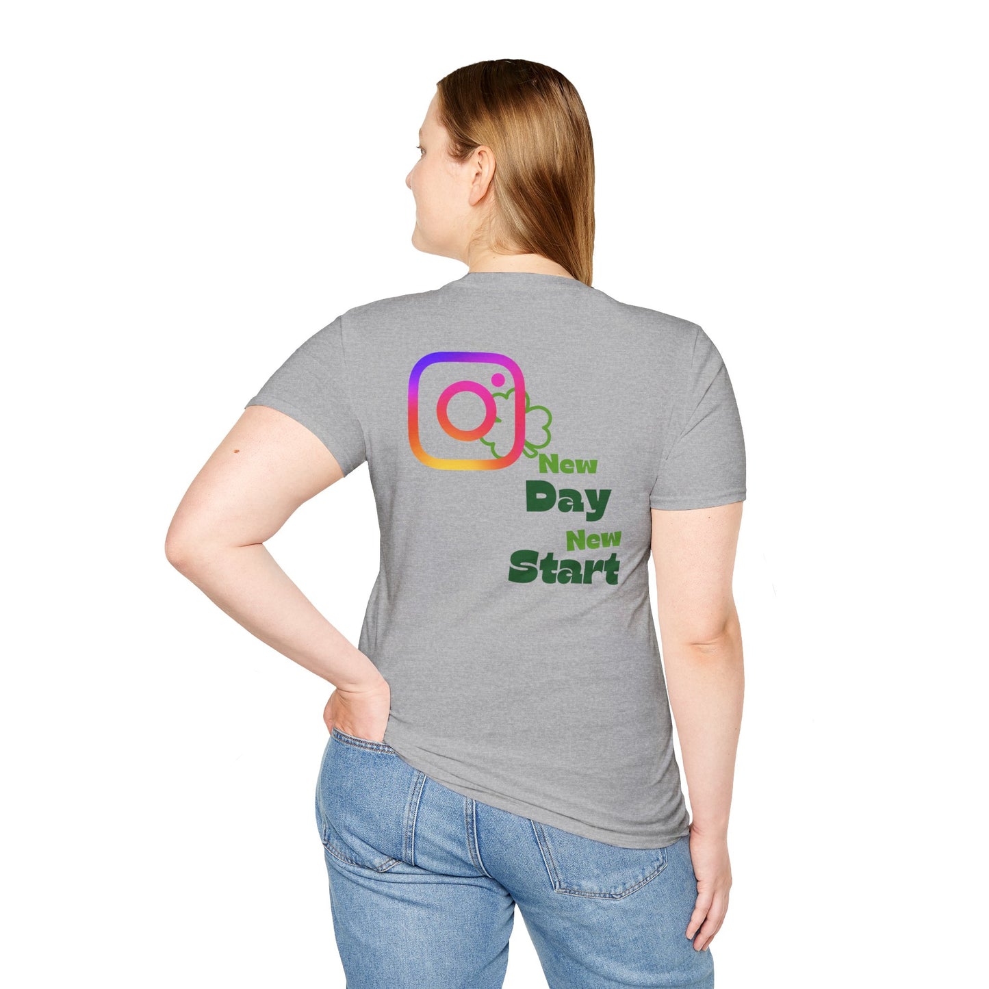 Instagram Queen T-Shirt — "Queen" Social Media Tee with Custom @handle