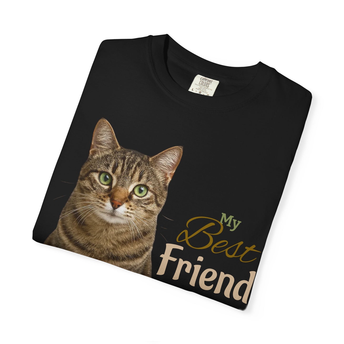 Pet Custom Image and Name Cat, Dog etc “My Best Friend” T-Shirt