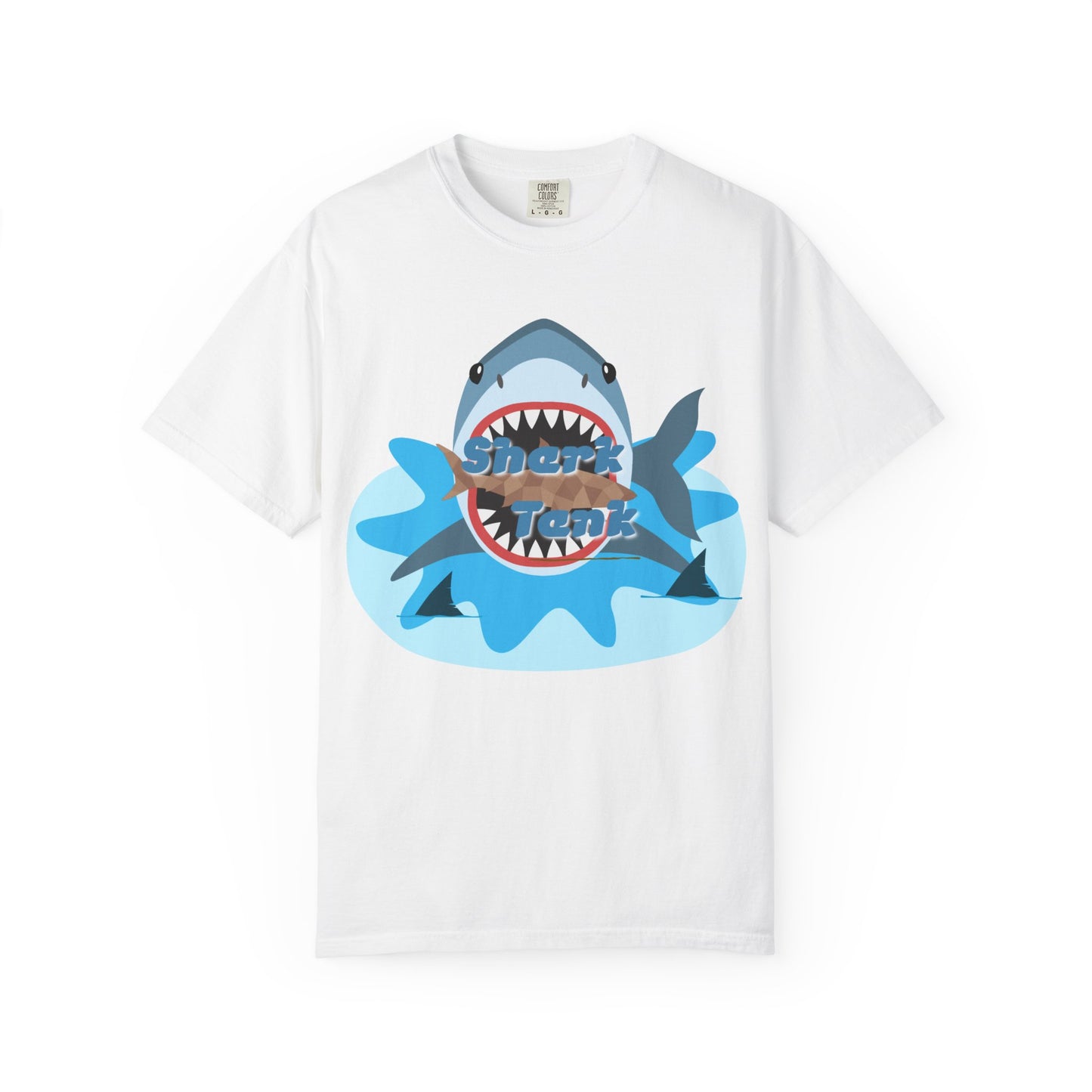 Shark Graphic T-Shirt — 'Shark' Ocean Illustration Tee