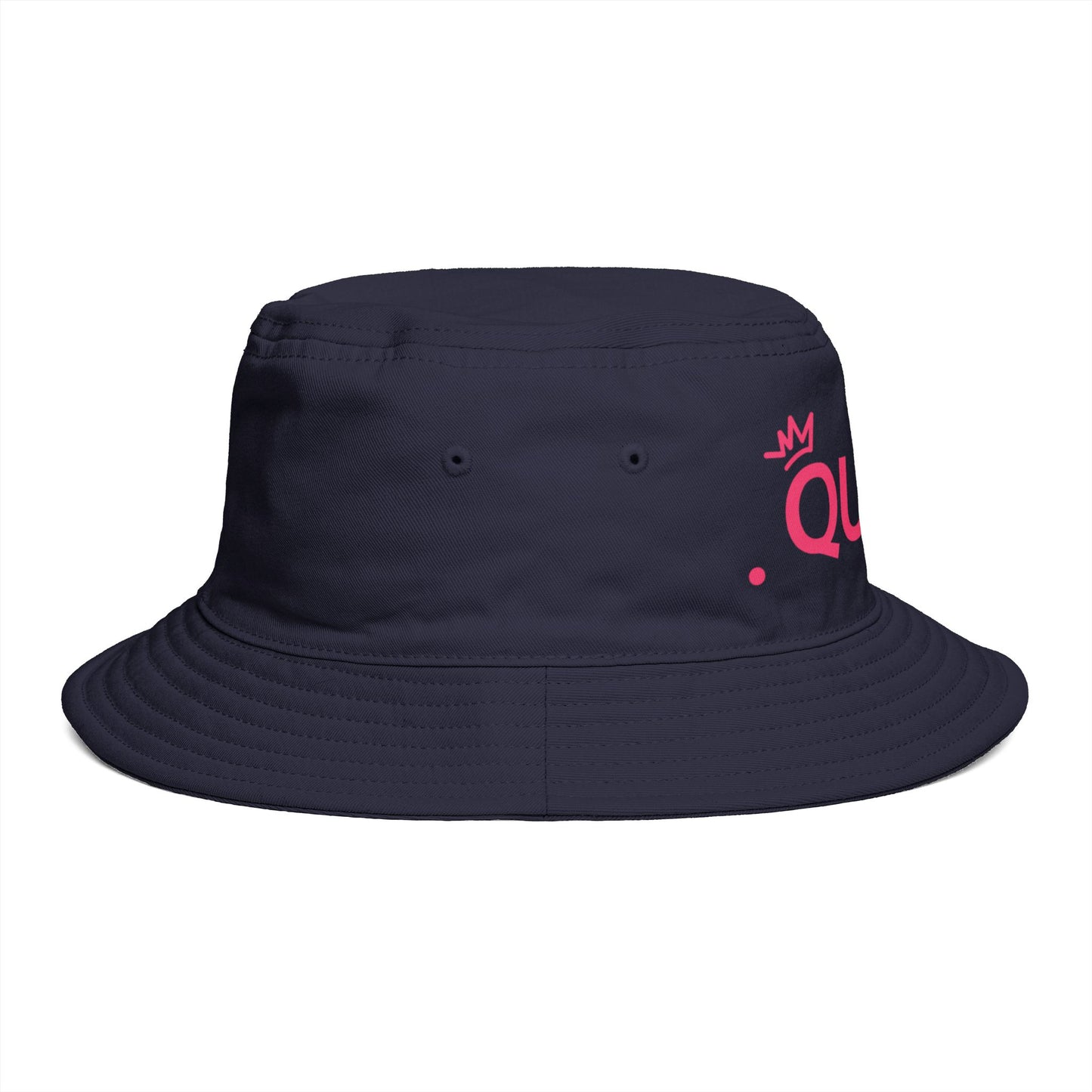 Queen Bucket Hat — Retro Feminine Sun Hat