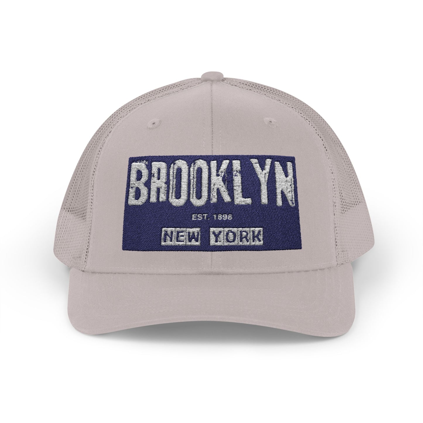 Brooklyn Trucker Cap – Vintage Sequin Patch Snapback
