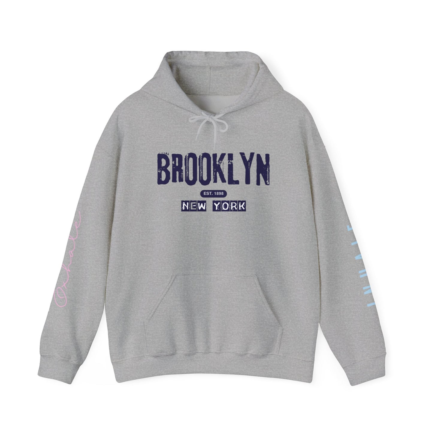 Brooklyn NY Vintage Logo Hoodie — New York City Streetwear Pullover