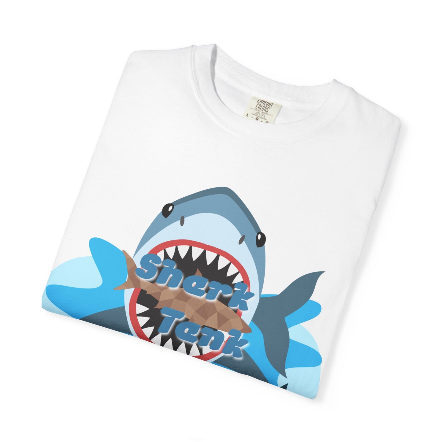 Shark Graphic T-Shirt — 'Shark' Ocean Illustration Tee