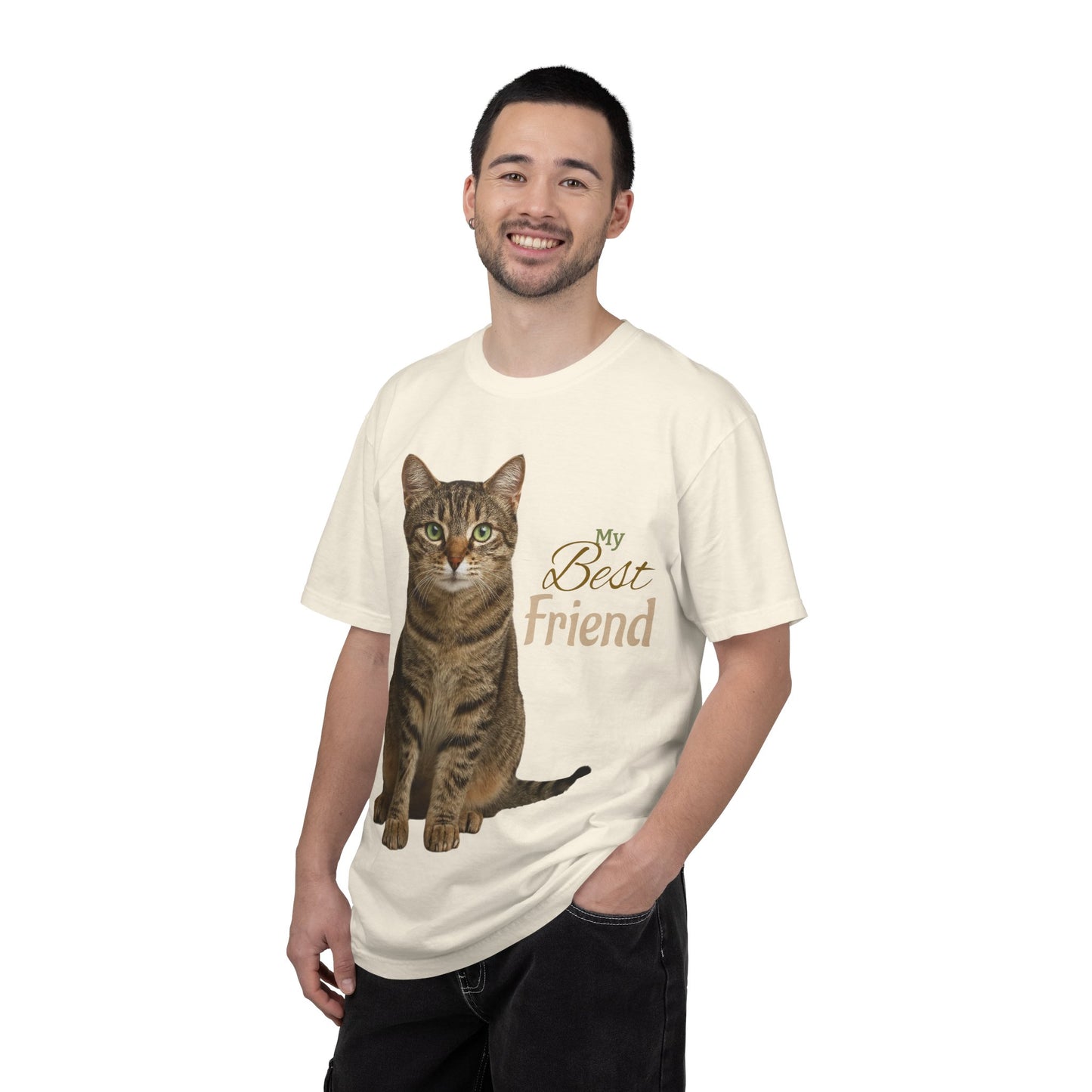Pet Custom Image and Name Cat, Dog etc “My Best Friend” T-Shirt