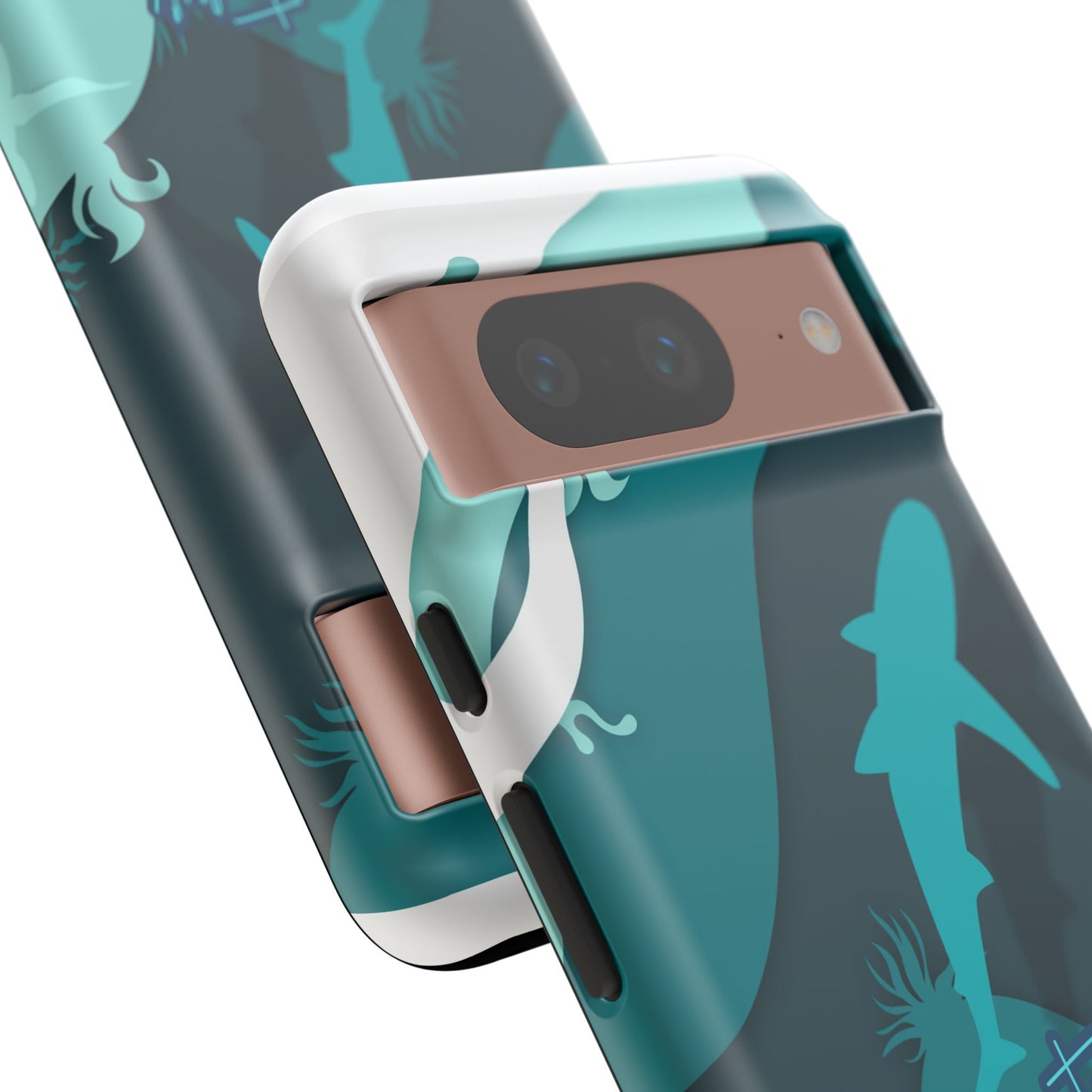 Blue Ocean Phone Case - "Adventure is Worthwhile" Teal Protective Cover
