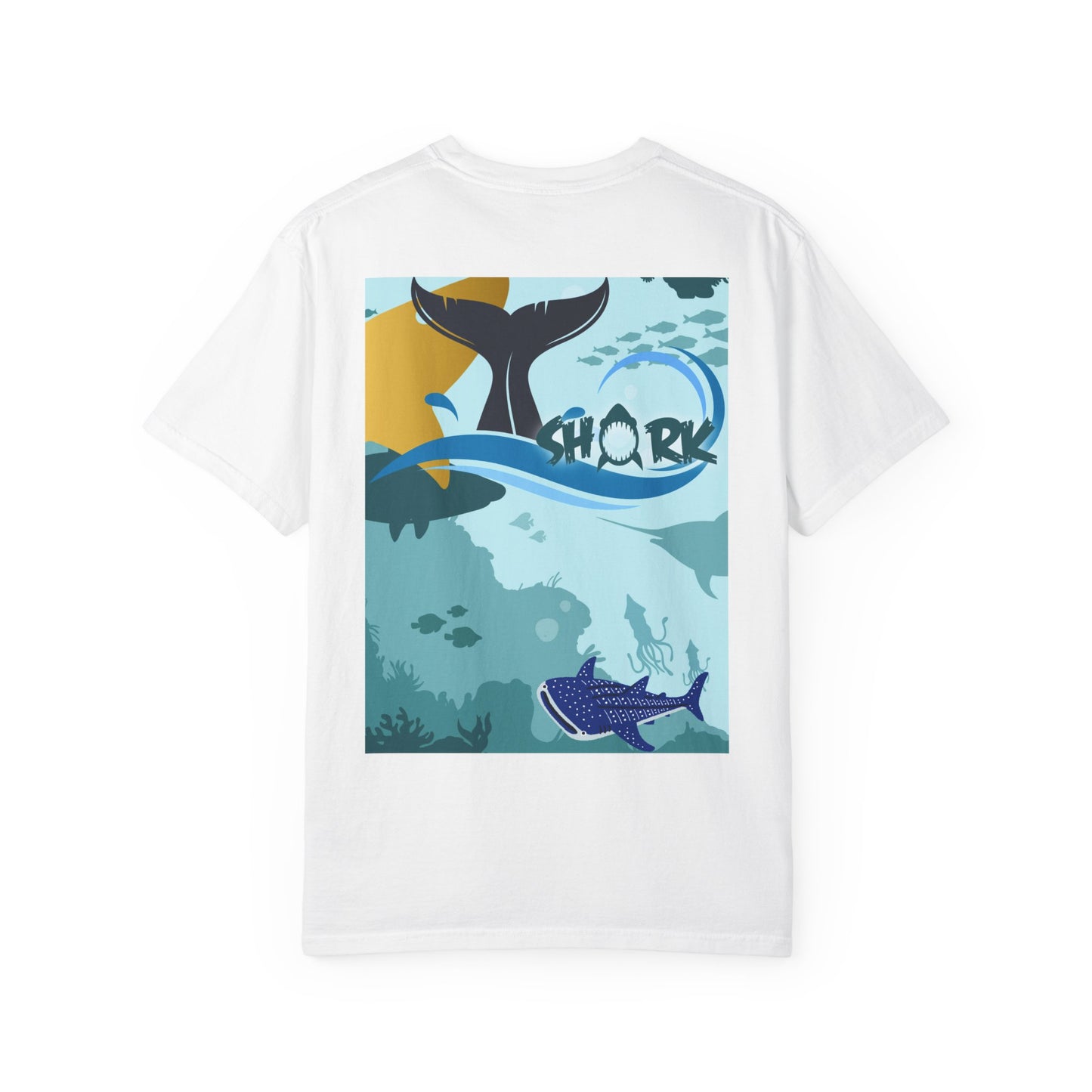 Shark Graphic T-Shirt — 'Shark' Ocean Illustration Tee