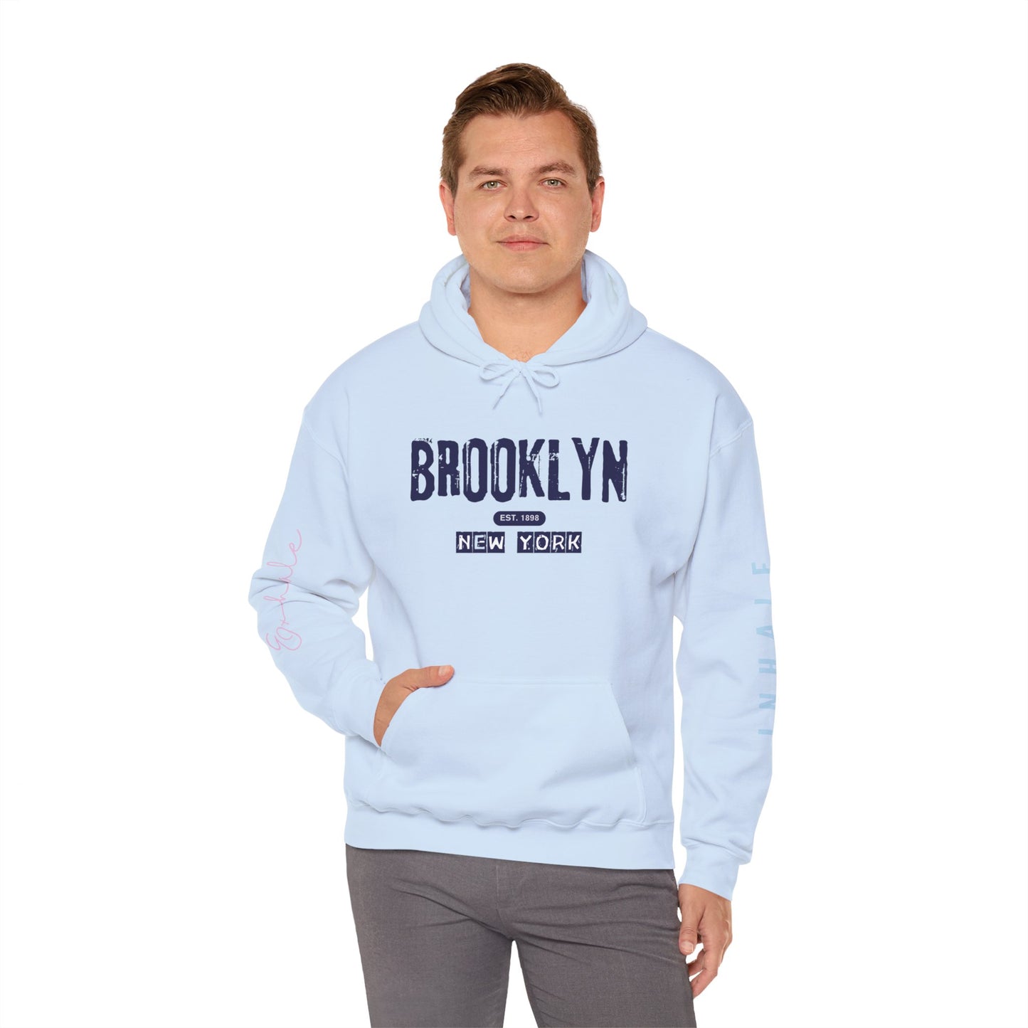Brooklyn NY Vintage Logo Hoodie — New York City Streetwear Pullover