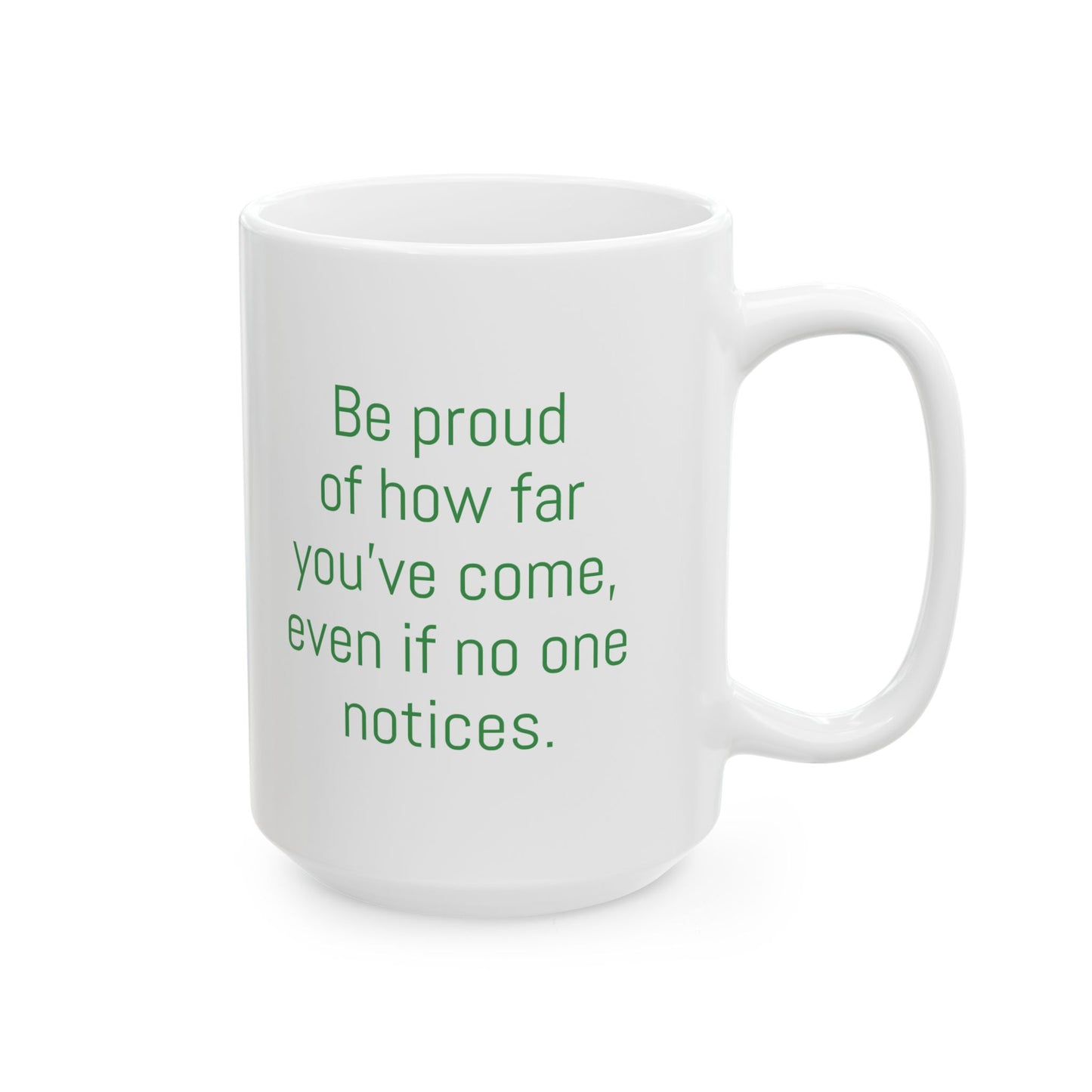 Motivational Quote Ceramic Mug — "Being the Best Version of You" Cutom text