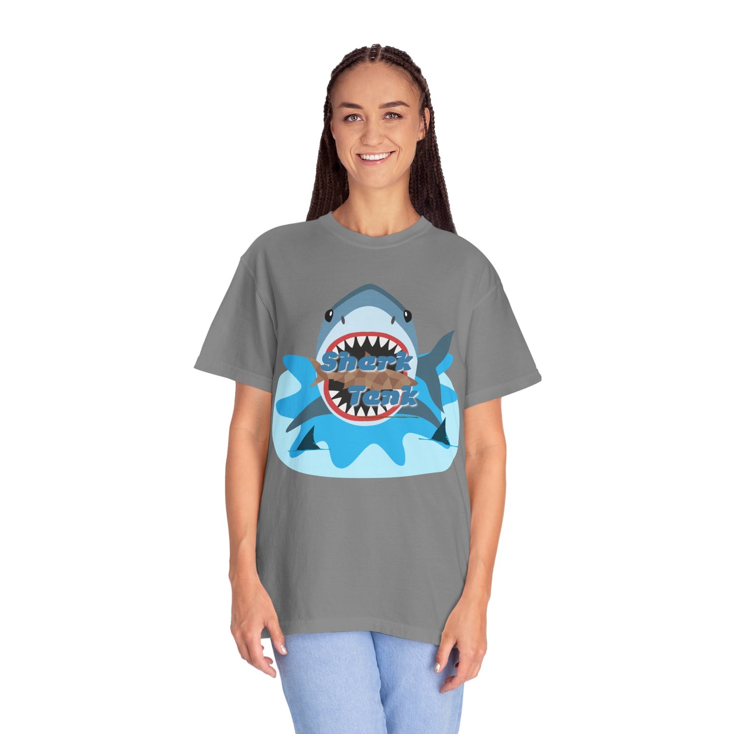 Shark Graphic T-Shirt — 'Shark' Ocean Illustration Tee