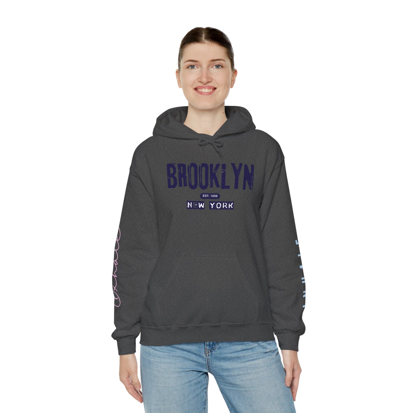 Brooklyn NY Vintage Logo Hoodie — New York City Streetwear Pullover