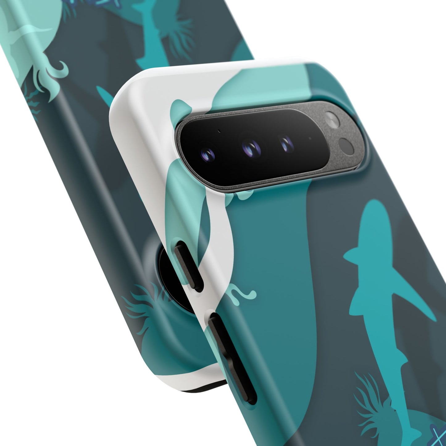 Blue Ocean Phone Case - "Adventure is Worthwhile" Teal Protective Cover