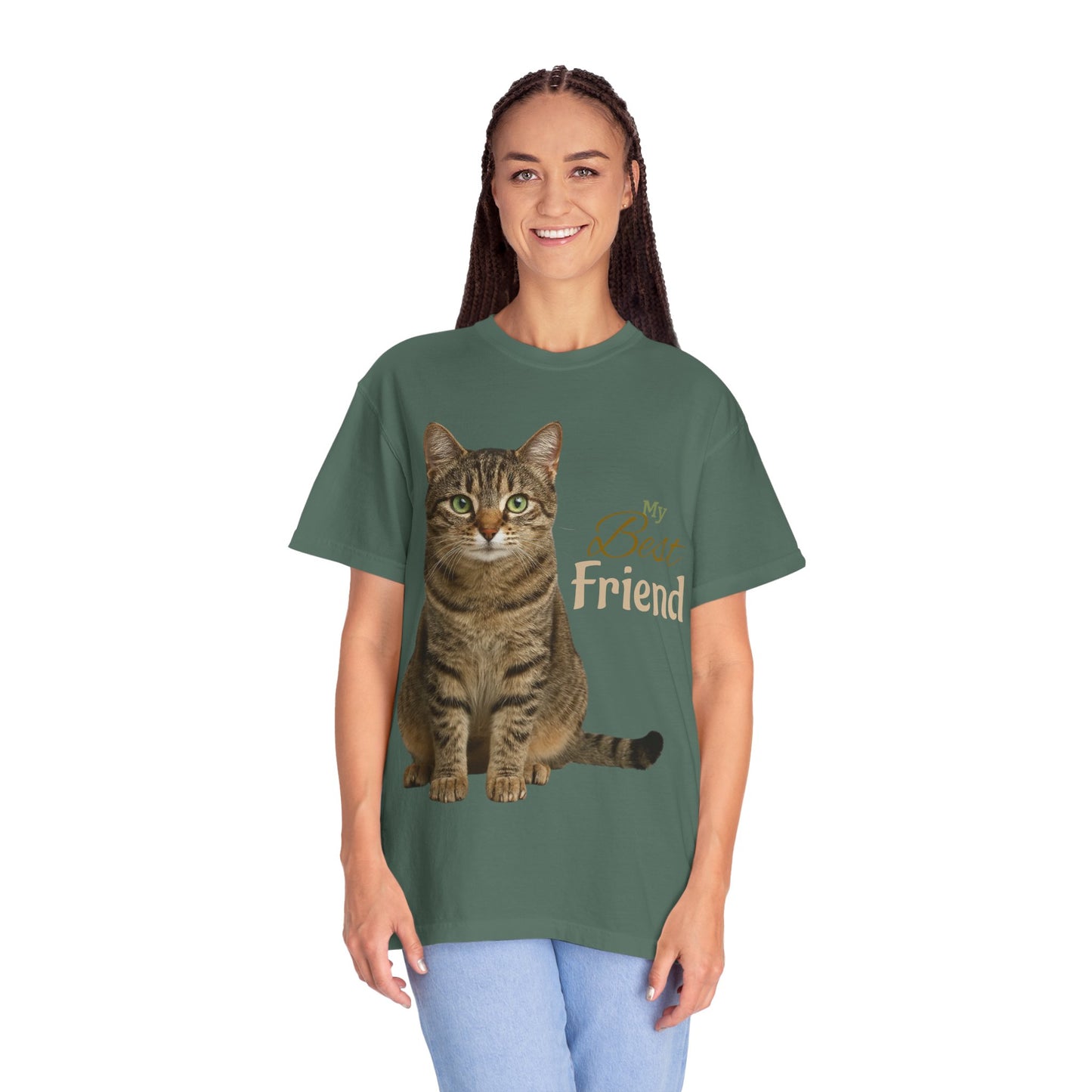 Pet Custom Image and Name Cat, Dog etc “My Best Friend” T-Shirt