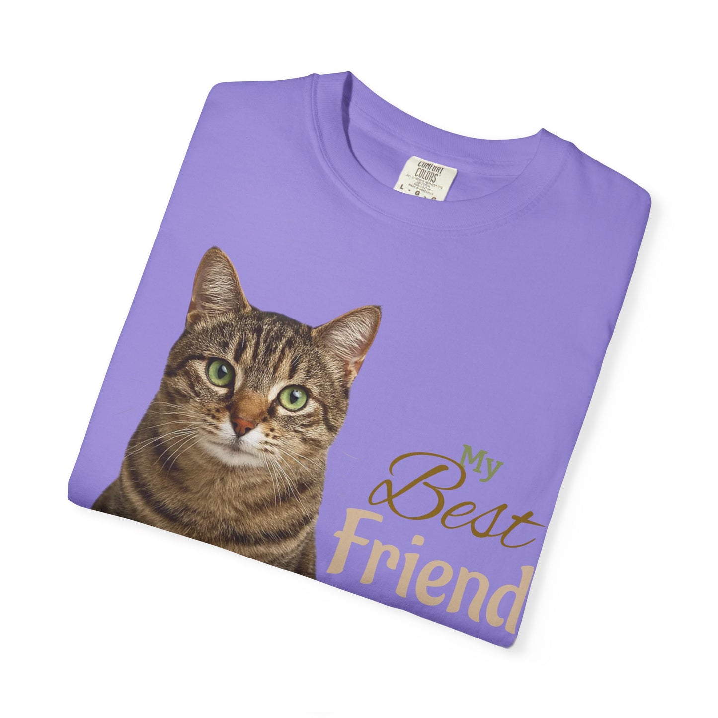 Pet Custom Image and Name Cat, Dog etc “My Best Friend” T-Shirt