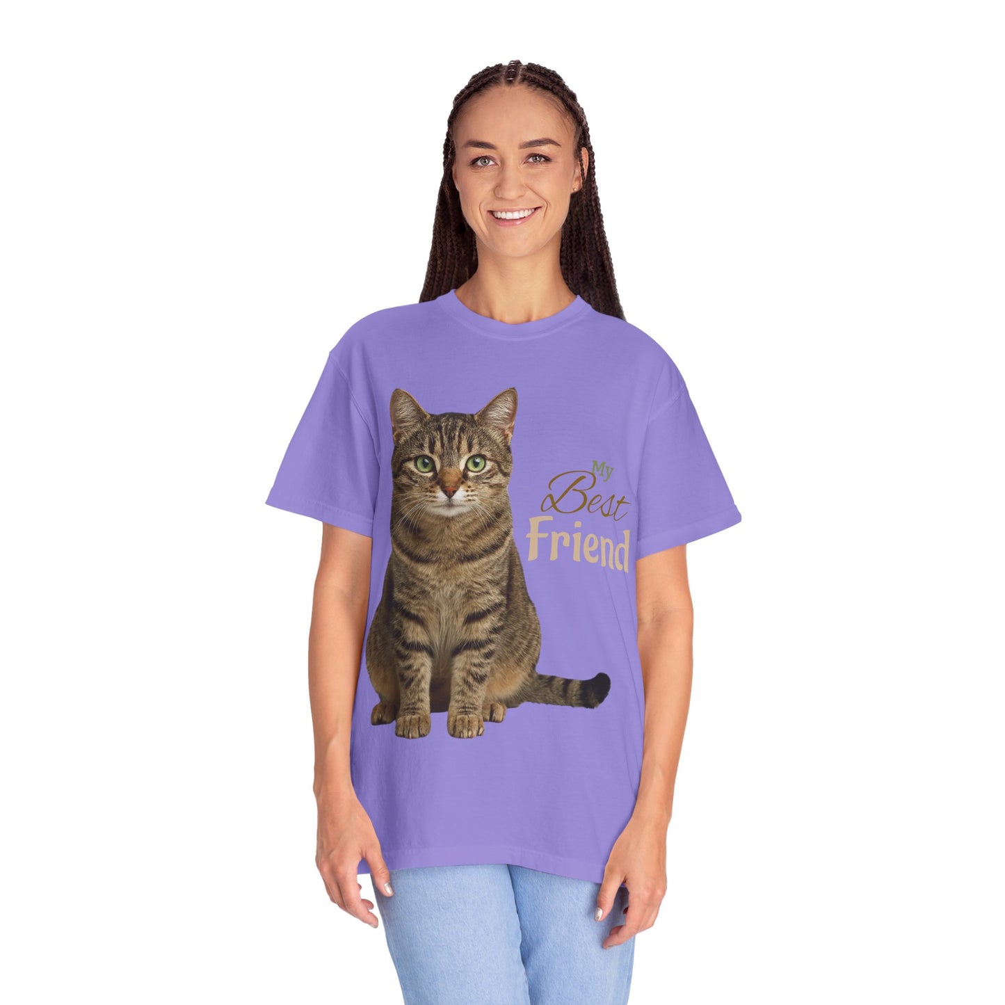 Pet Custom Image and Name Cat, Dog etc “My Best Friend” T-Shirt